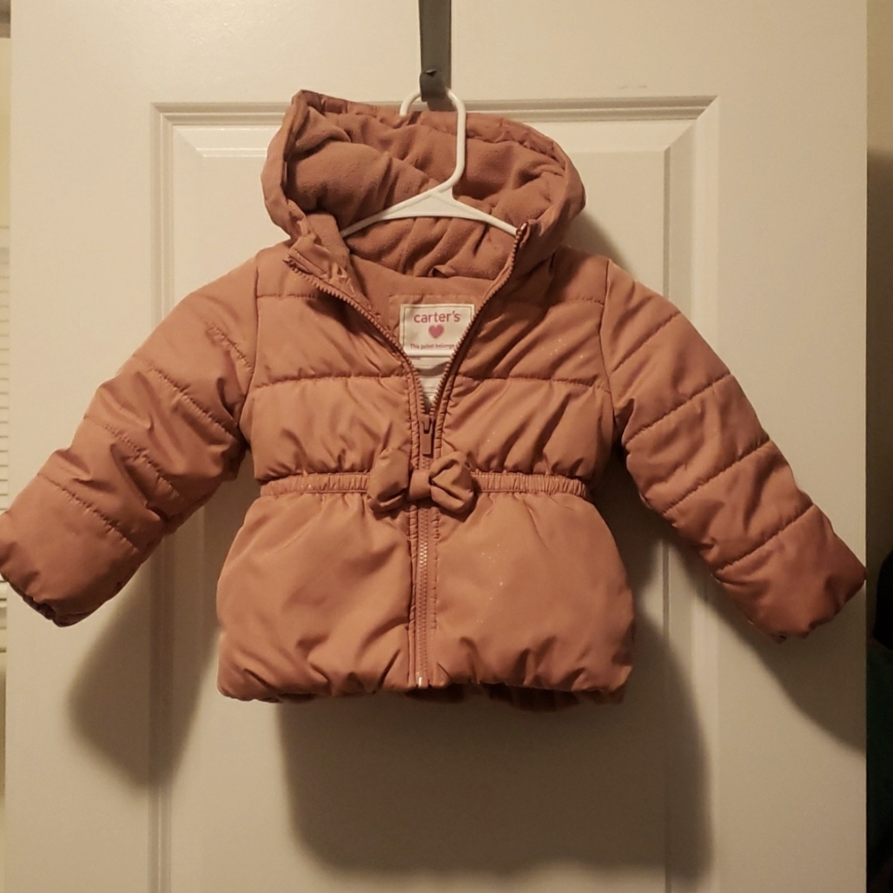 Carter's 3T Pink Jacket with bow accent